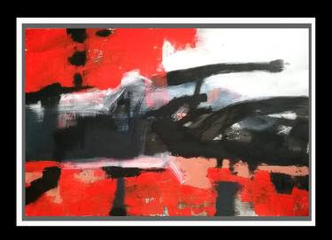 Original Abstract Expressionism Abstract Painting by Andrea Boldrini