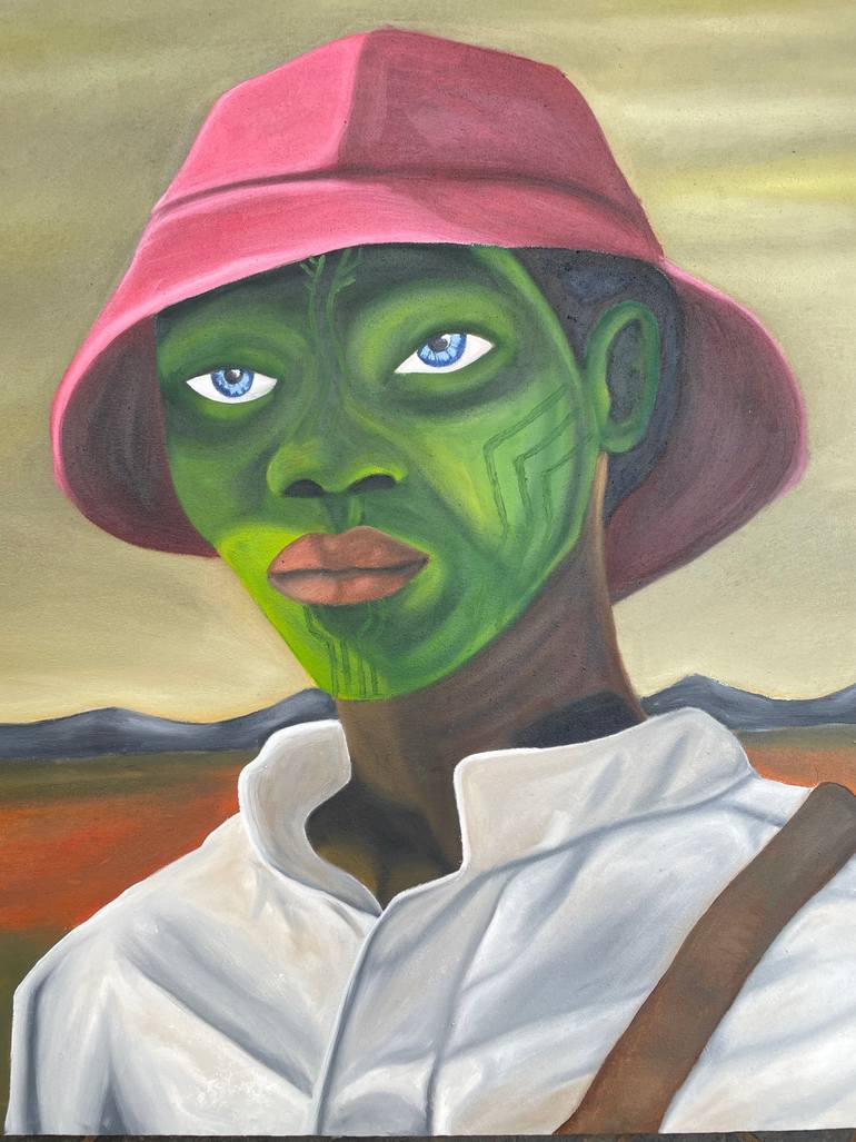 Original Contemporary Men Painting by Gbenga Eniafe