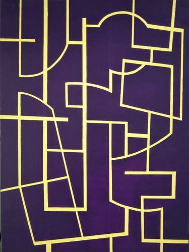 Original Cubism Abstract Paintings by César Martínez Varela