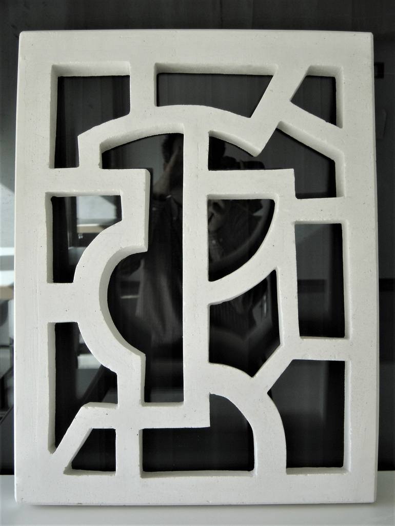 Original Conceptual Abstract Sculpture by César Martínez Varela        