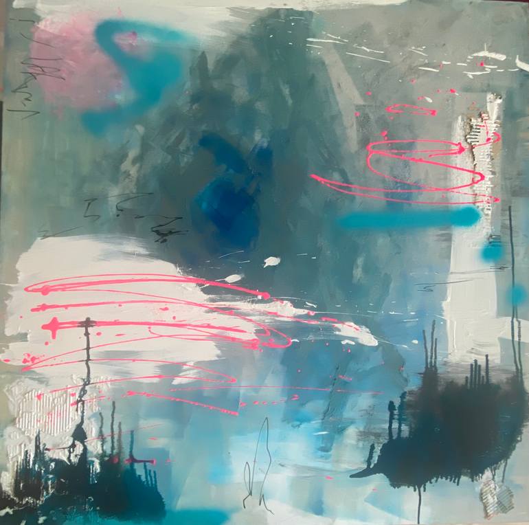 Original Abstract Painting by Andrea Capol