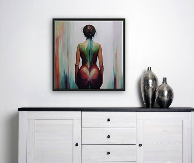 Original Abstract Women Digital by Fariba A