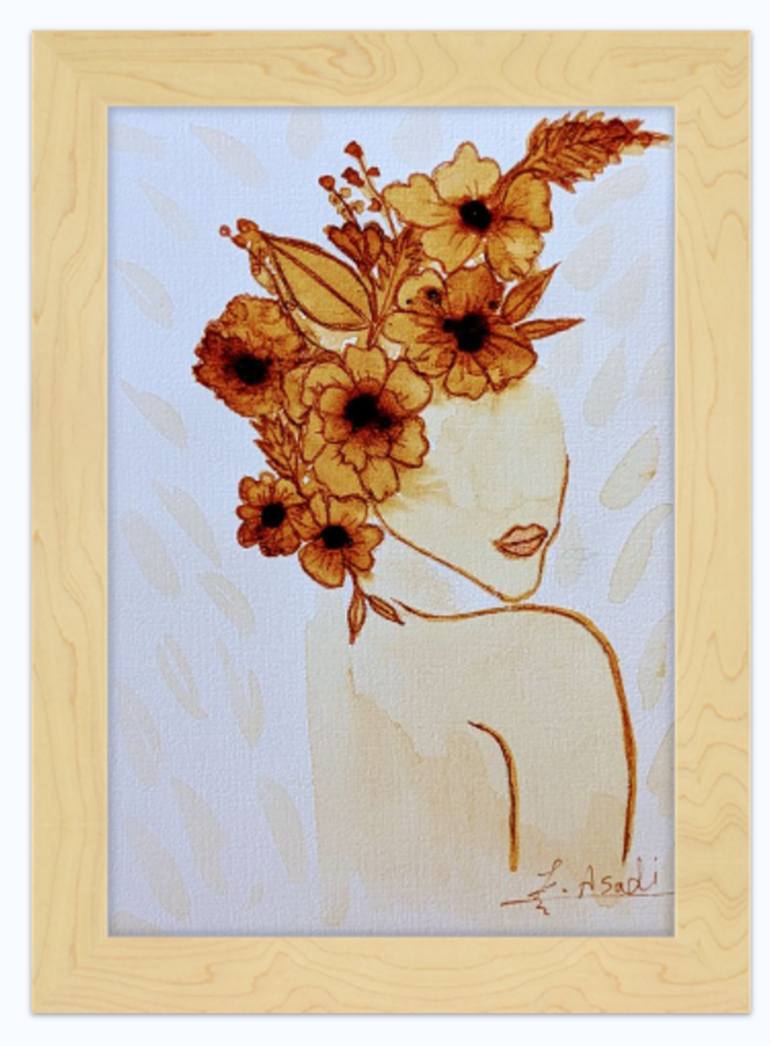 Original Minimalism Abstract Painting by Fariba A