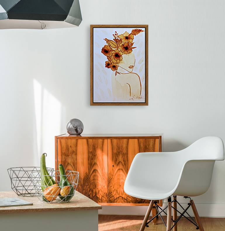 Original Minimalism Abstract Painting by Fariba A