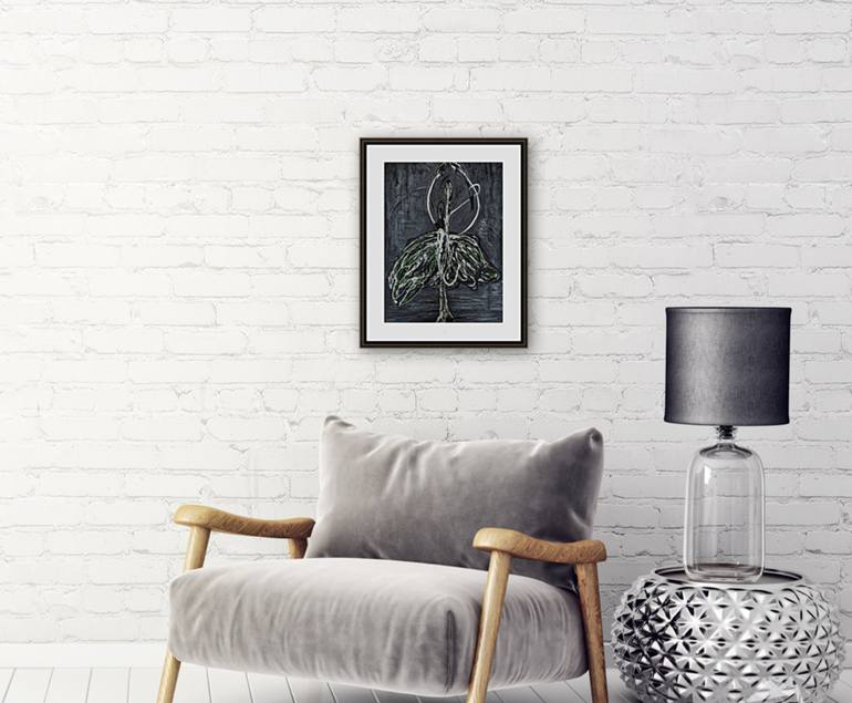 Original Abstract Expressionism Abstract Painting by Fariba A