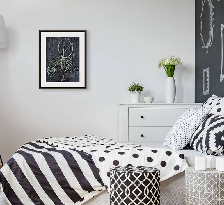 Original Abstract Expressionism Abstract Painting by Fariba A