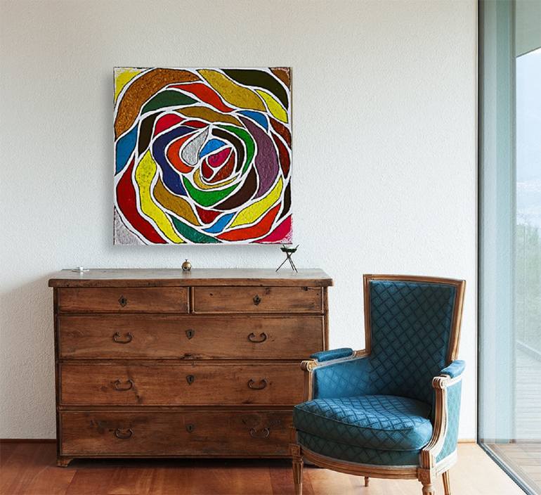 Original Abstract Painting by Fariba A