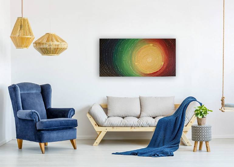 Original Conceptual Abstract Painting by Fariba A