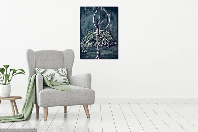 Original Abstract Expressionism Abstract Painting by Fariba A