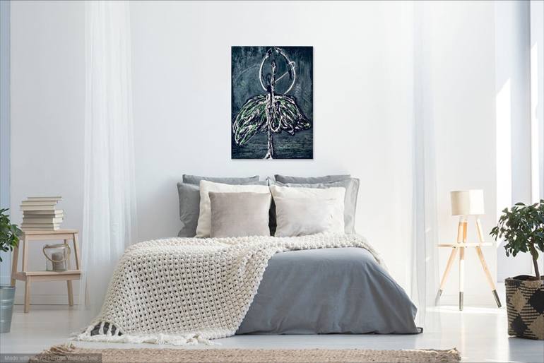 Original Abstract Expressionism Abstract Painting by Fariba A