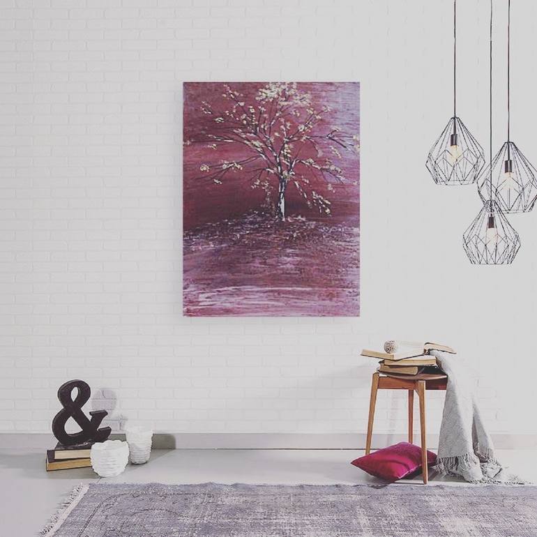 Original Abstract Expressionism Abstract Painting by Fariba A