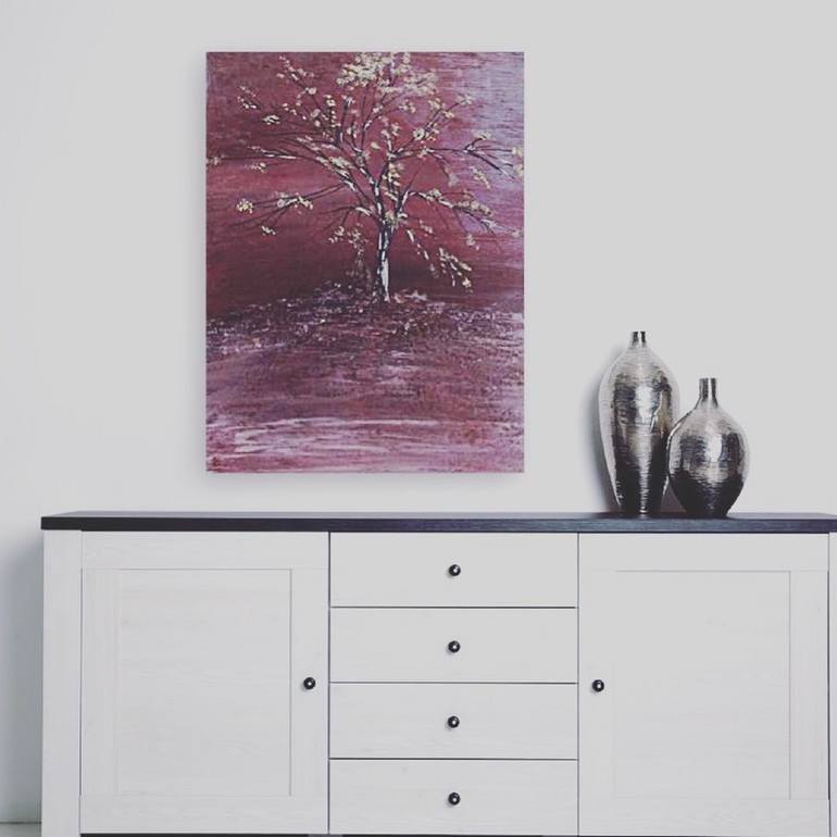 Original Abstract Expressionism Abstract Painting by Fariba A