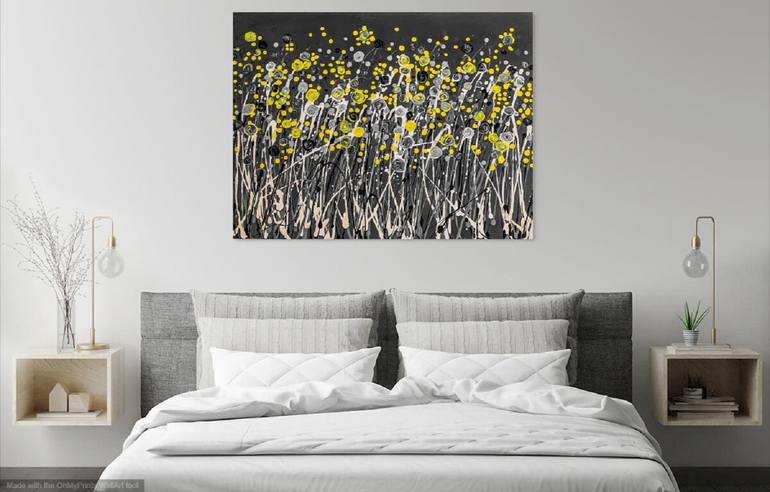 Original Abstract Expressionism Abstract Painting by Fariba A