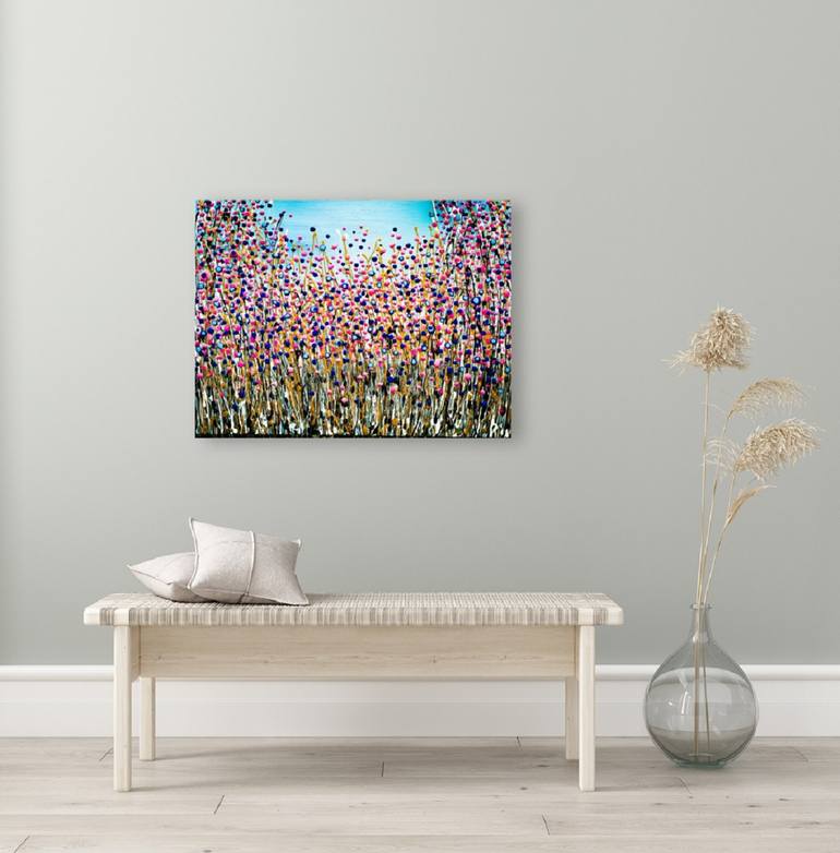 Original Abstract Expressionism Abstract Painting by Fariba A