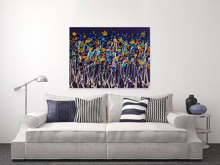Original Abstract Expressionism Abstract Painting by Fariba A