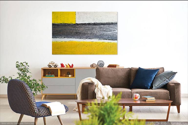 Original Abstract Expressionism Abstract Painting by Fariba A