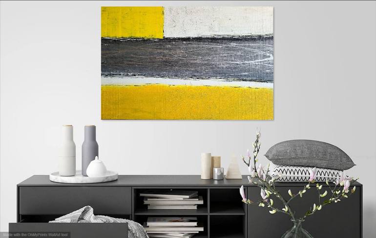 Original Abstract Expressionism Abstract Painting by Fariba A