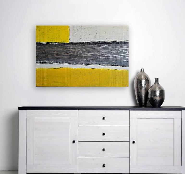 Original Abstract Expressionism Abstract Painting by Fariba A