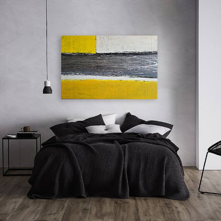 Original Abstract Expressionism Abstract Painting by Fariba A