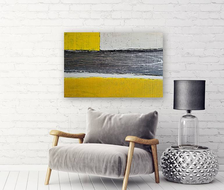 Original Abstract Expressionism Abstract Painting by Fariba A