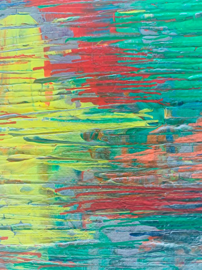 Original Abstract Expressionism Abstract Painting by Fariba A