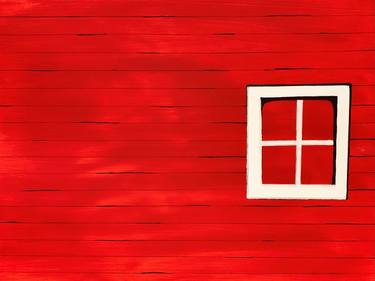 A Window on Red Wall thumb