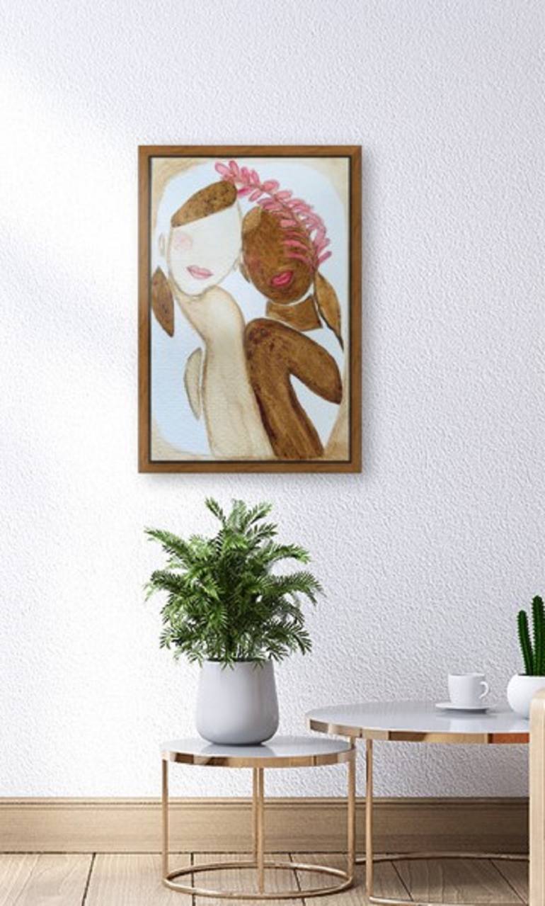 Original Abstract Expressionism Abstract Painting by Fariba A