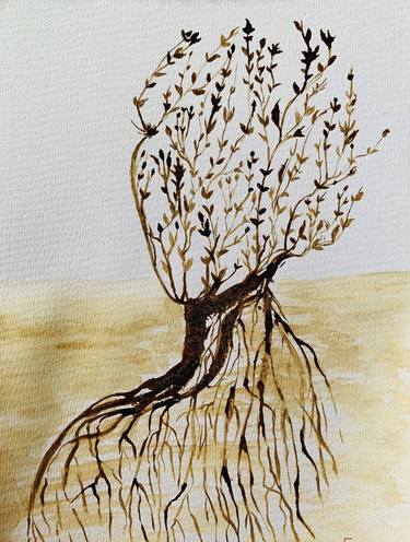 Human cannot survive without nature - Coffee Painting #8 thumb
