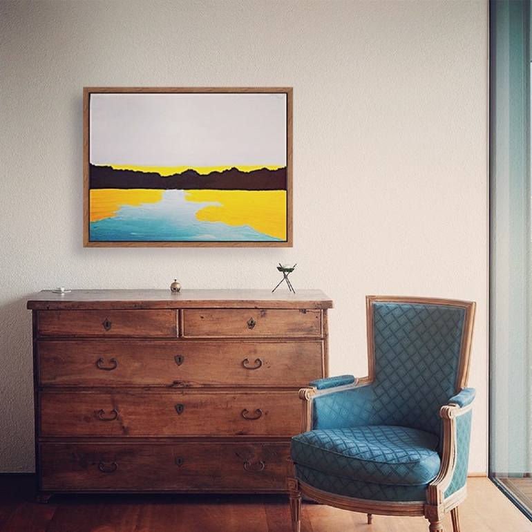 Original Abstract Nature Painting by Fariba A