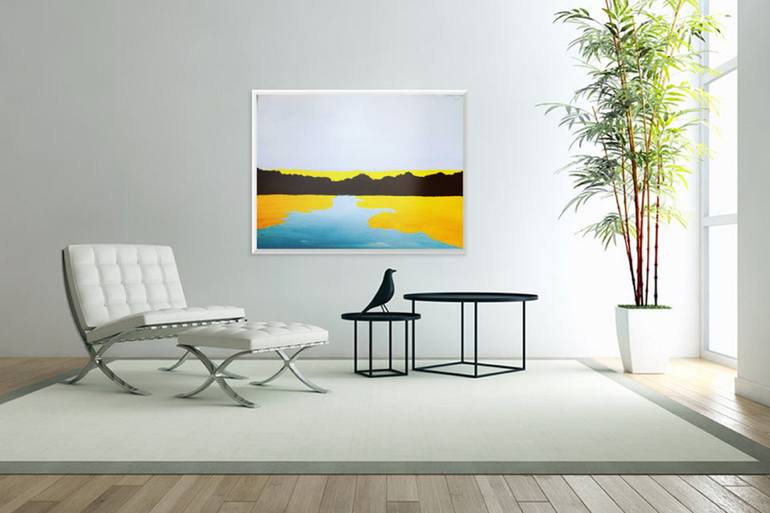 Original Abstract Nature Painting by Fariba A