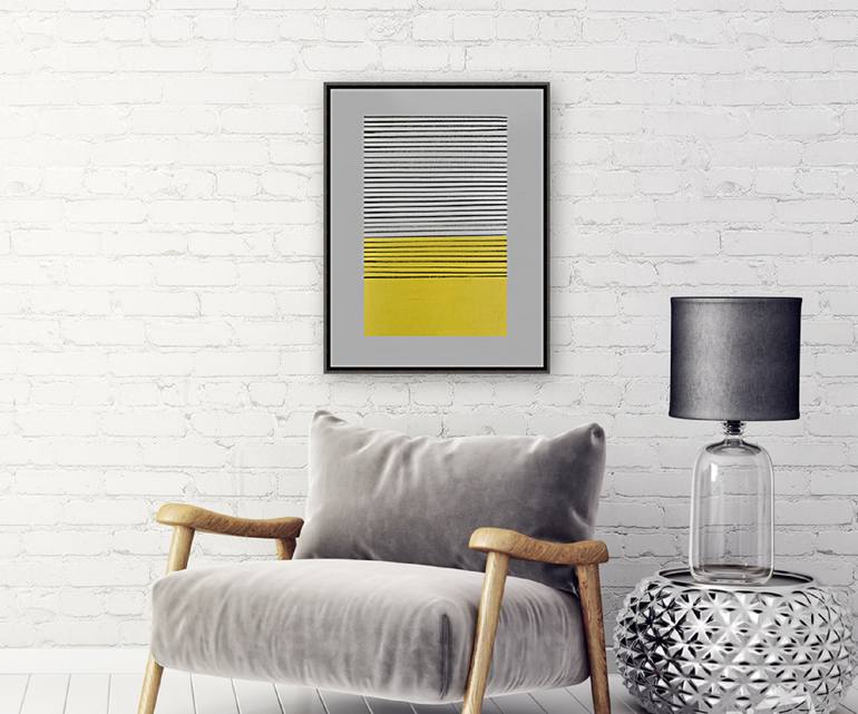 Original Abstract Expressionism Abstract Painting by Fariba A