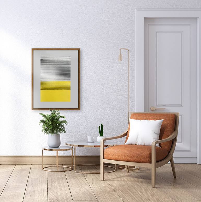 Original Abstract Expressionism Abstract Painting by Fariba A