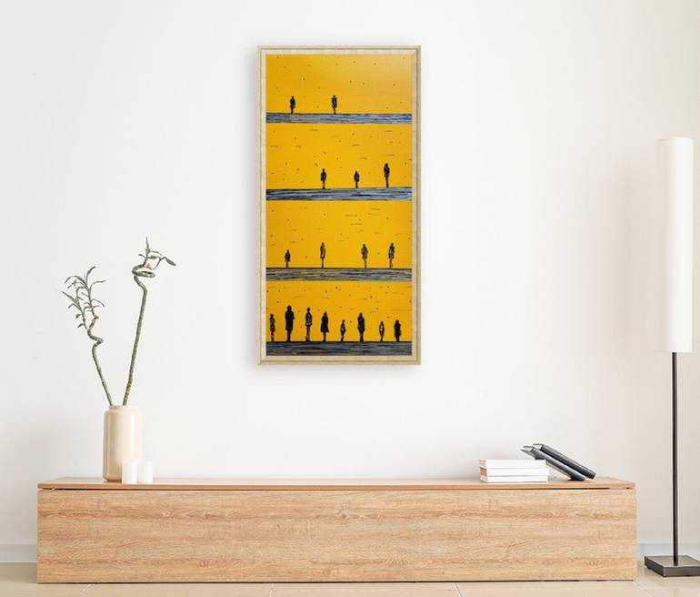 Original Conceptual Abstract Painting by Fariba A