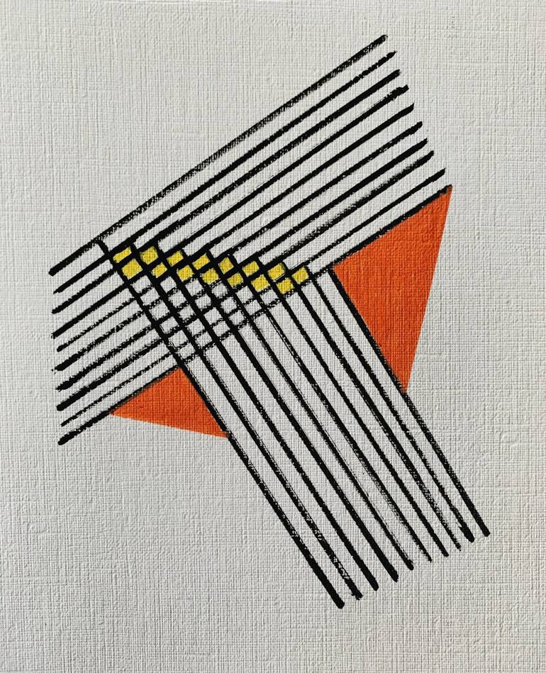 Print of Abstract Geometric Paintings by Fariba A