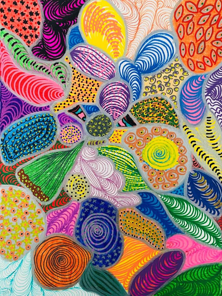Print of Abstract Expressionism Abstract Paintings by Fariba A