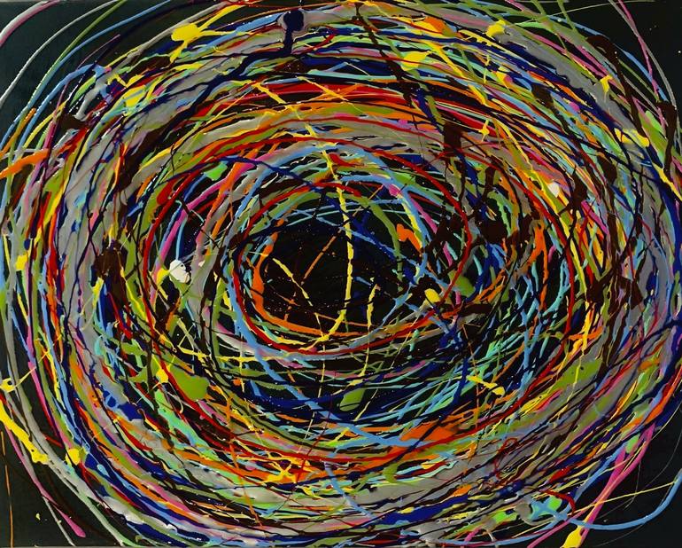 Print of Abstract Expressionism Abstract Paintings by Fariba A