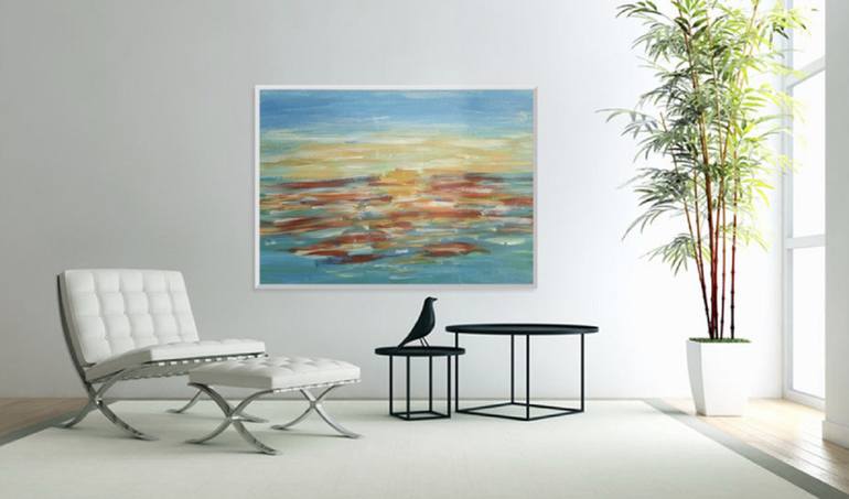 Original Abstract Expressionism Abstract Painting by Fariba A