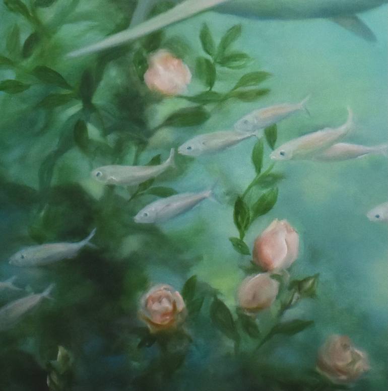 Original Conceptual Nature Painting by Lauren Ivey