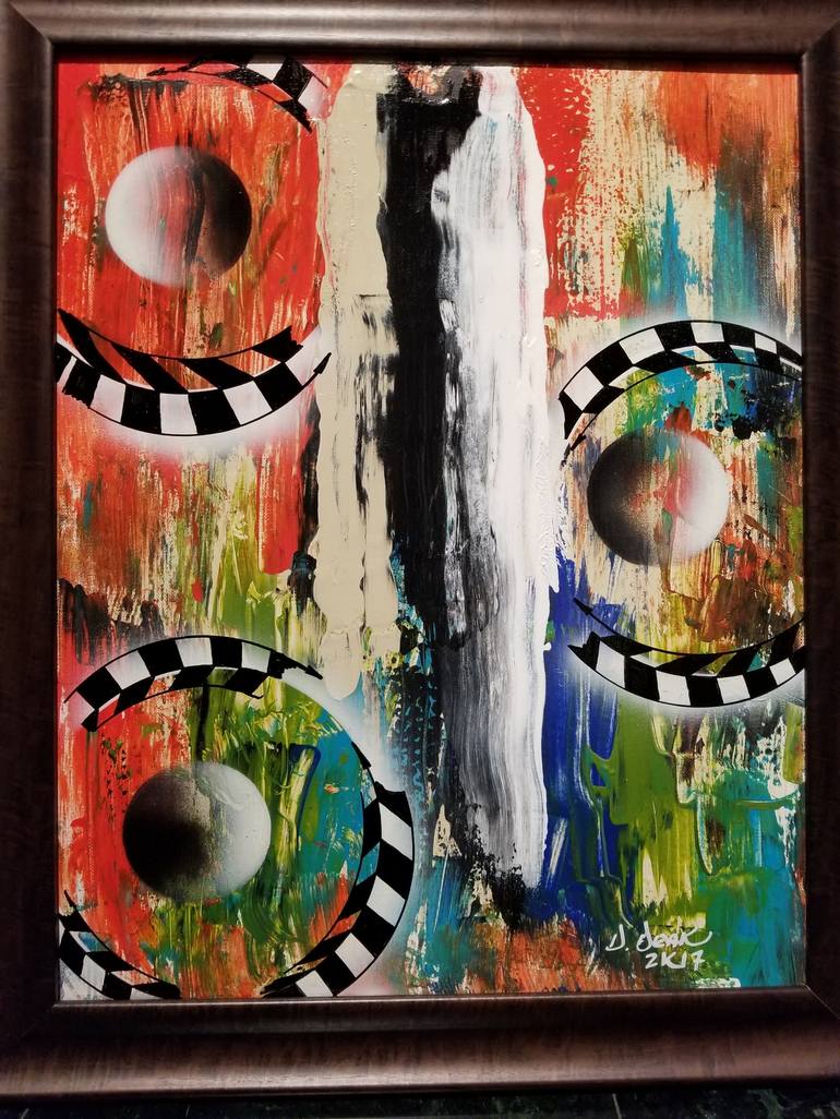 Original Abstract Painting by David Deak