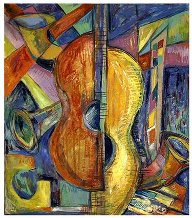 Original Abstract Music Paintings by Zaruhi Paronyan