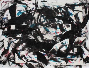 Print of Abstract Expressionism Calligraphy Drawings by Denice Celley