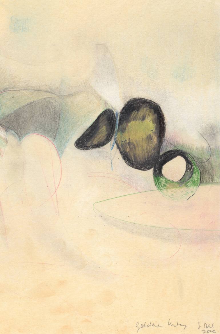 Original Fine Art Abstract Drawing by Sabrina Pohl