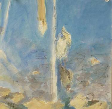 Original Abstract Animal Painting by Florence Gray-Ybarra