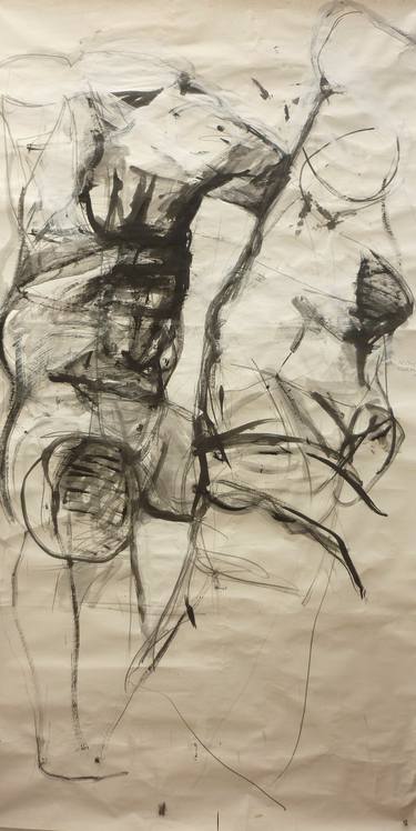 Original Expressionism Body Drawings by Florence Gray-Ybarra