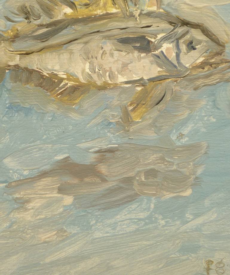 Original Illustration Fish Painting by Florence Gray-Ybarra