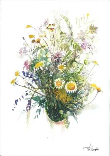 Print of Floral Paintings by Karishok Dulyan