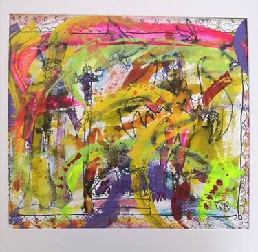 Print of Abstract Expressionism Religion Paintings by Rio Charkrabarti Bitch Art