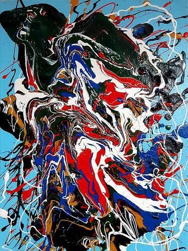 Original Abstract Expressionism Abstract Paintings by KaiZer Ioannis Kaiserlis