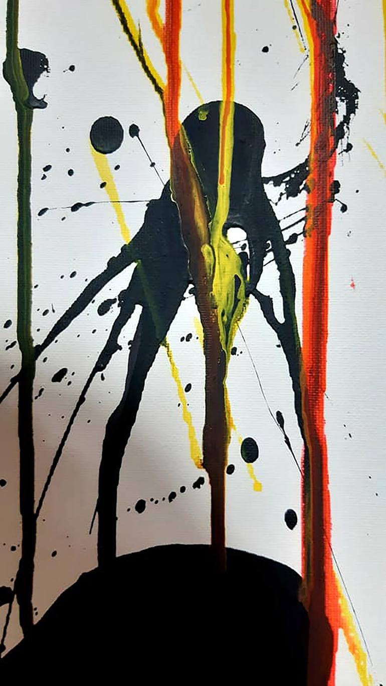 Original Abstract Painting by KaiZer Ioannis Kaiserlis