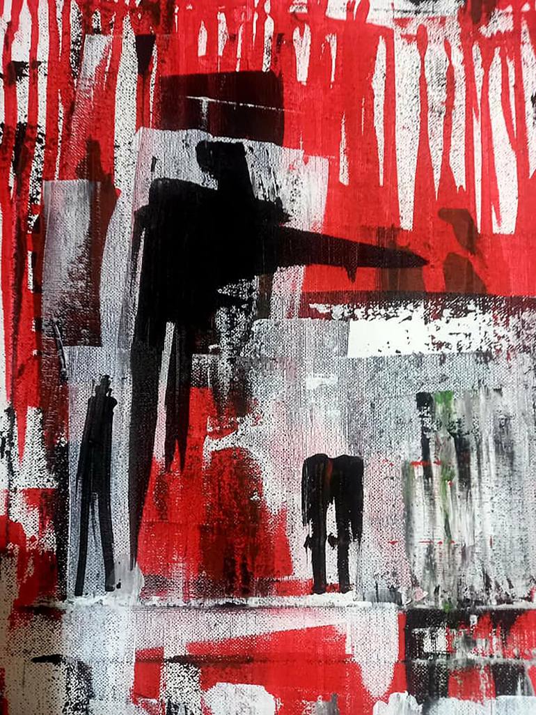 Original Abstract Expressionism Abstract Painting by KaiZer Ioannis Kaiserlis